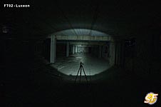 Тест фонарей - Huntlight FT02 - старый на Luxeon